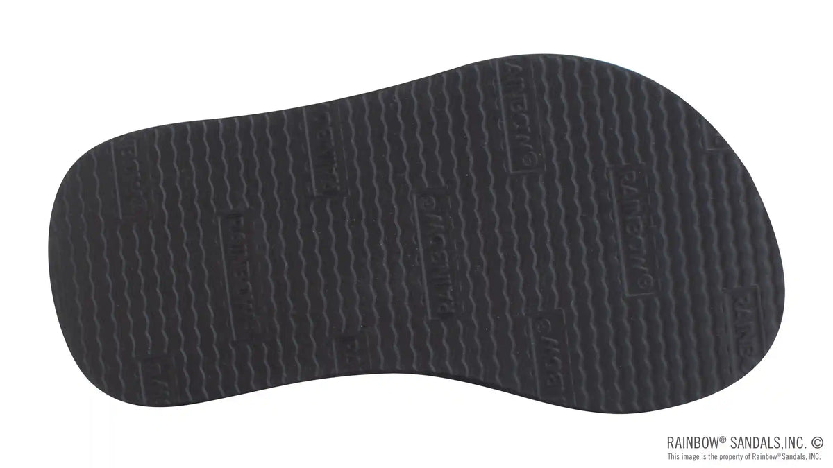 The Grombow - Soft Rubber Top Sole with 1/2" Narrow Strap and Pin line