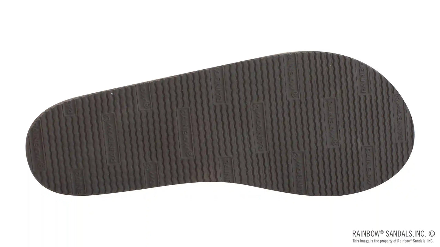 Las Flores - Single Layer Premier Leather with a Floral 1/2" Narrow Strap