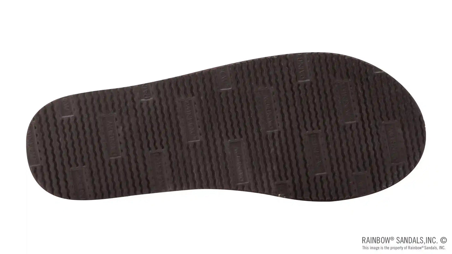 The Americana - Women's Single layer Premier Leather Red White & Blue Mid Sole with a 1/2" Narrow