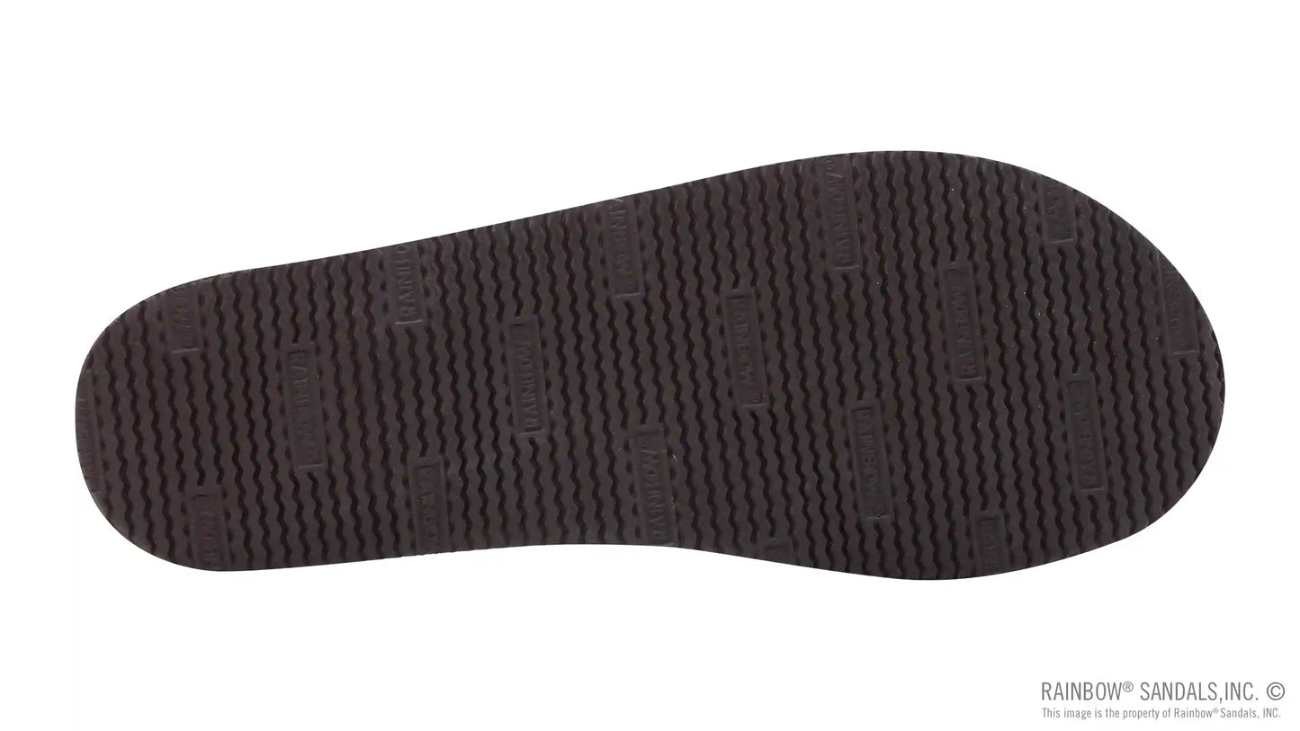 Cloud Dancer Leather Single Layer Arch Narrow Strap