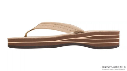 Four Layer Leather Wedge with a 3/4" Leather Strap