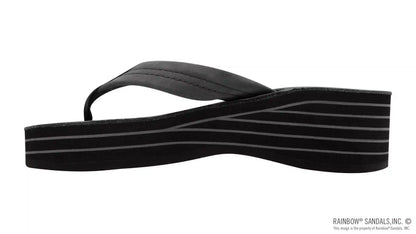 Six Layer Wedge Leather 1" Leather Strap