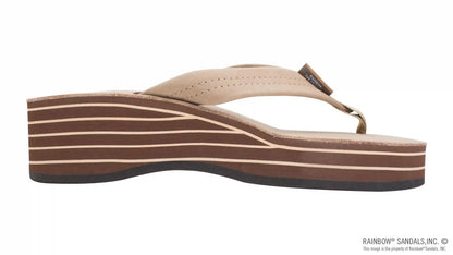 Six Layer Wedge Leather 1" Leather Strap