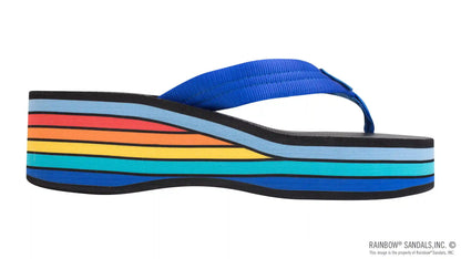 Six Layer Wedge Soft Rubber Top with EVA Filled 1" Nylon Strap