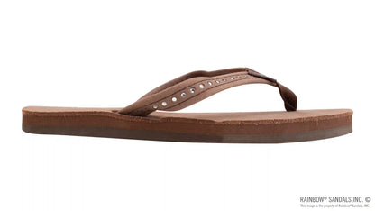 Kids Crystal Premier Leather 1/2" Narrow Strap