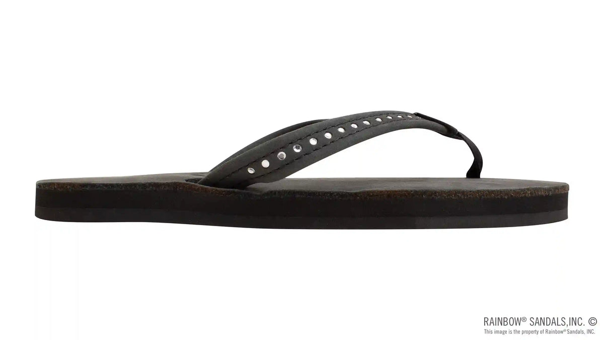 Kids Crystal Premier Leather 1/2" Narrow Strap