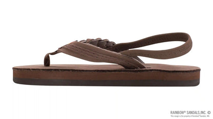 Kids Flirty Braidy- Premier Leather Braided 1/2" Strap