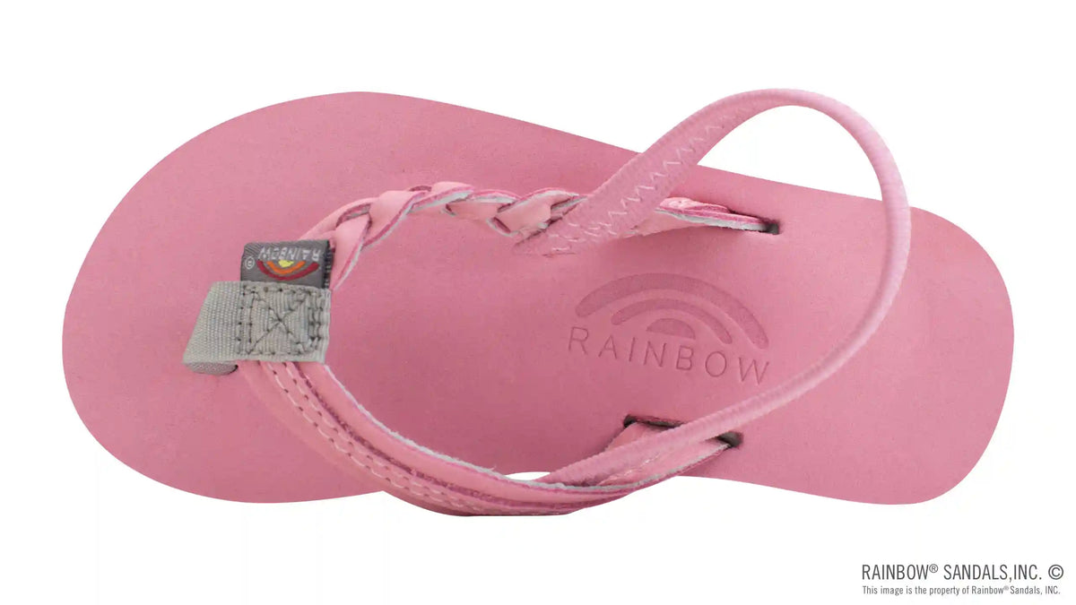 Kids Flirty Braidy- Premier Leather Braided 1/2" Strap