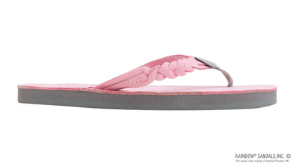 Kids Flirty Braidy- Premier Leather Braided 1/2" Strap