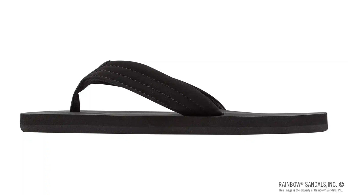 The Grombow - Soft  Rubber Top Sole  with 1" Strap and Pin line
