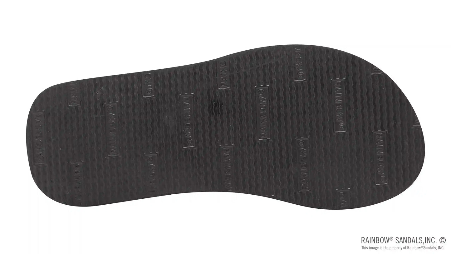 The Grombow - Soft  Rubber Top Sole  with 1" Strap and Pin line