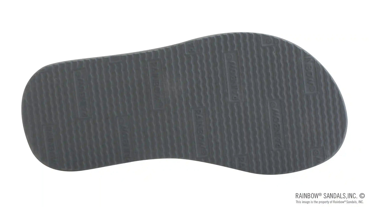 The Grombow - Soft  Rubber Top Sole  with 1" Strap and Pin line