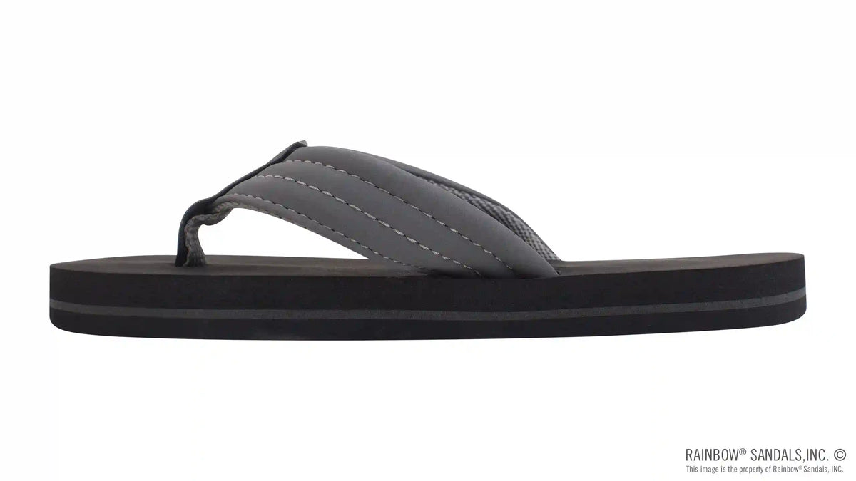 The Grombow - Soft  Rubber Top Sole  with 1" Strap and Pin line
