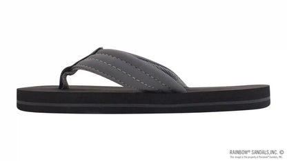 The Grombow - Soft  Rubber Top Sole  with 1" Strap and Pin line