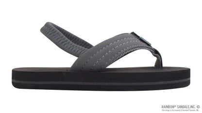 The Grombow - Soft  Rubber Top Sole  with 1" Strap and Pin line