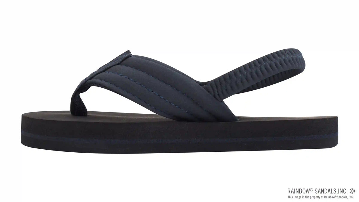 The Grombow - Soft  Rubber Top Sole  with 1" Strap and Pin line