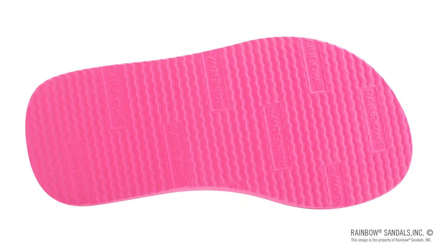 The Grombow - Soft  Rubber Top Sole  with 1" Strap and Pin line
