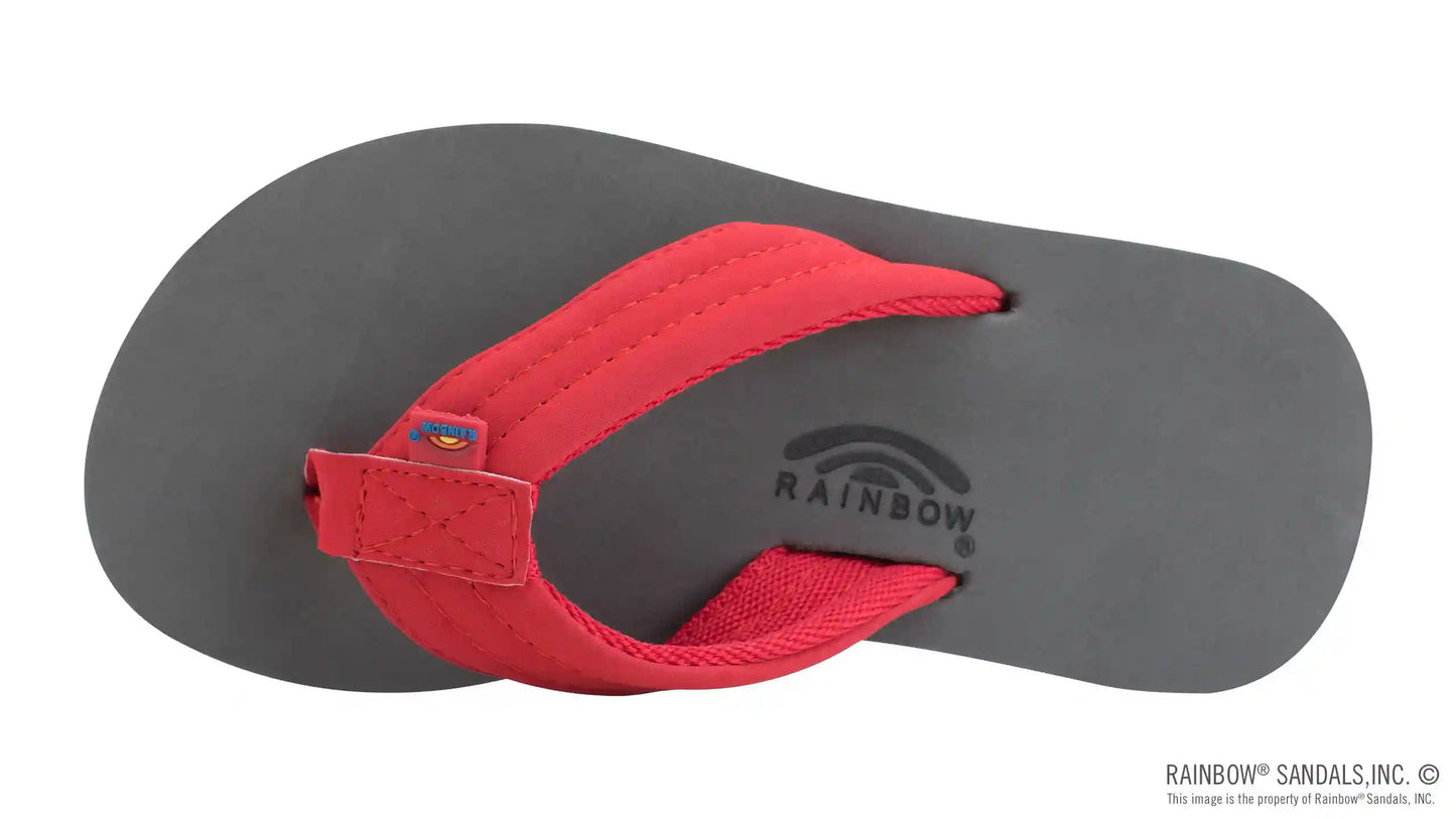 The Grombow - Soft  Rubber Top Sole  with 1" Strap and Pin line