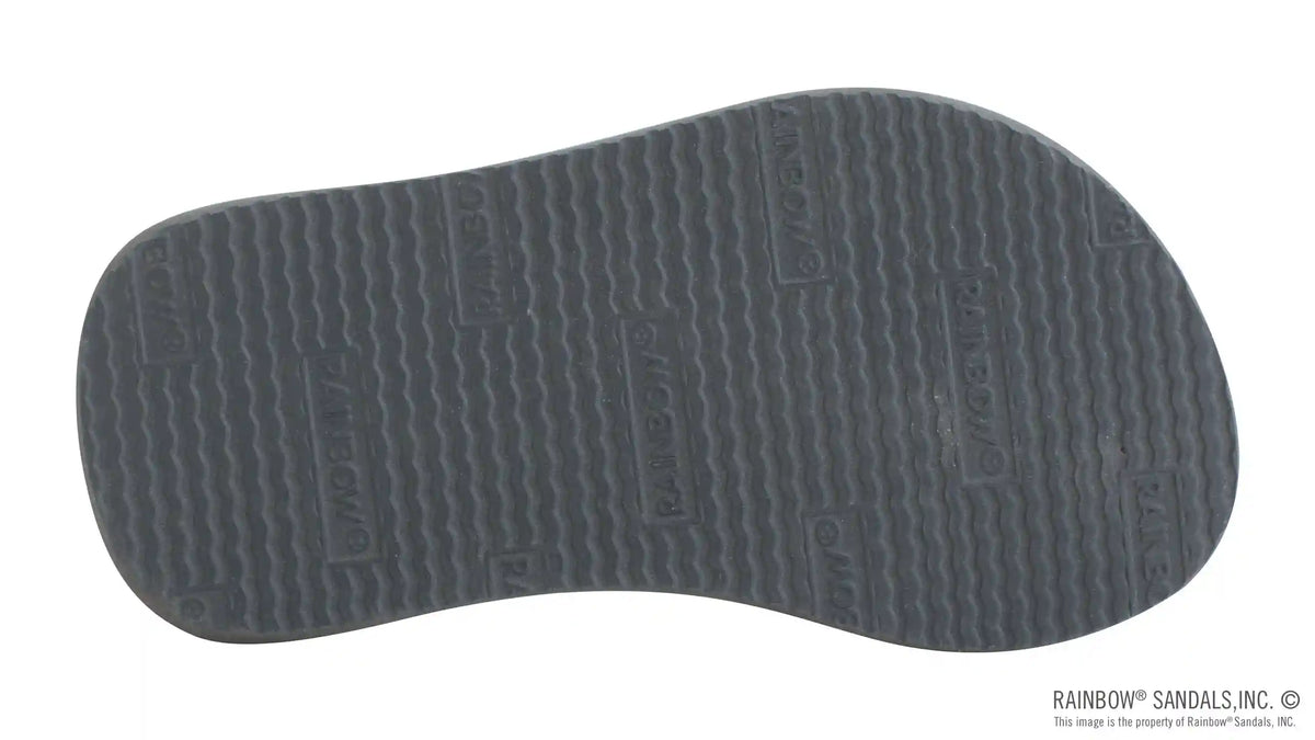 The Grombow - Soft  Rubber Top Sole  with 1" Strap and Pin line