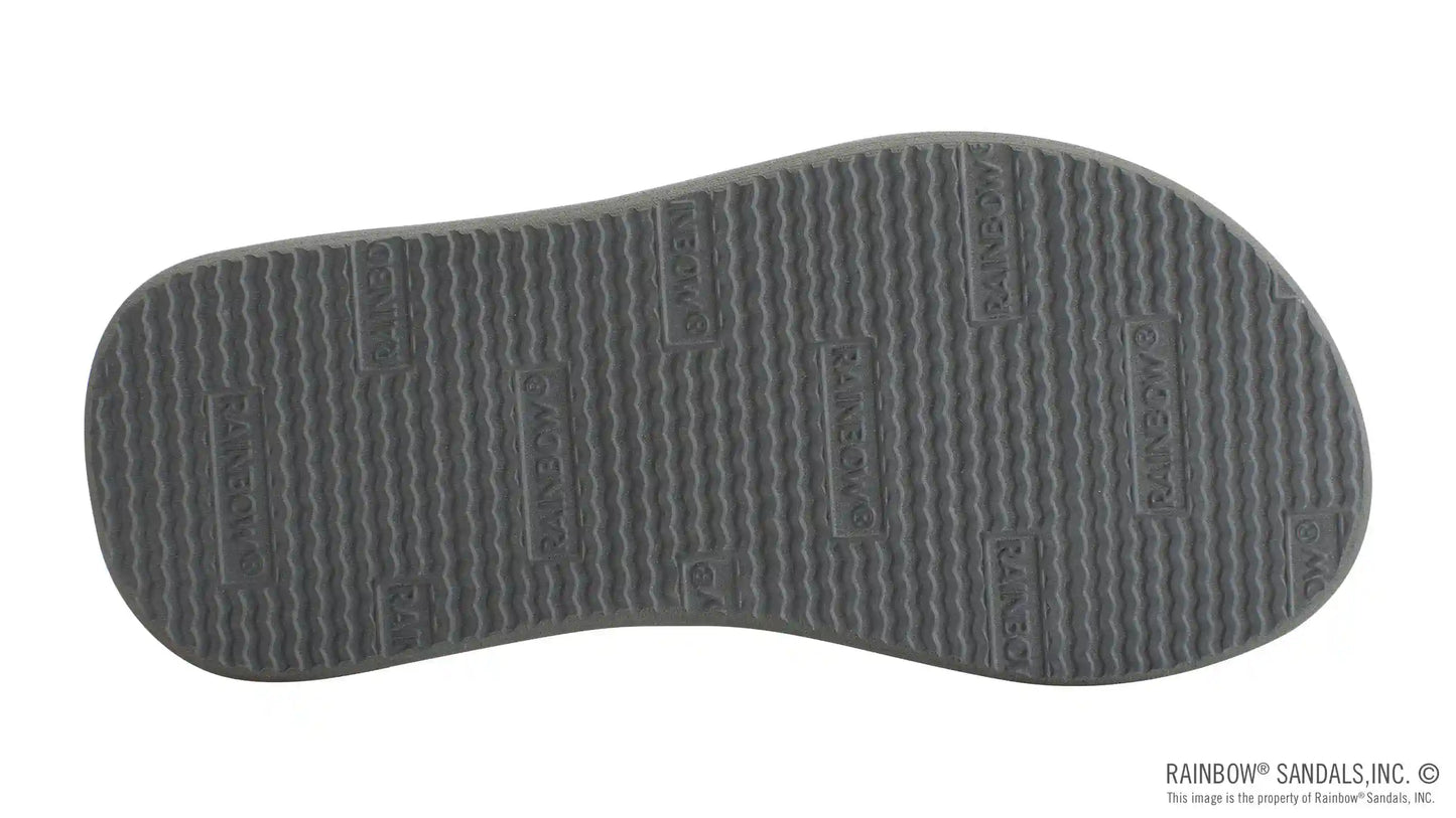 The Grombow - Soft  Rubber Top Sole  with 1/2" Narrow Strap and Pin line