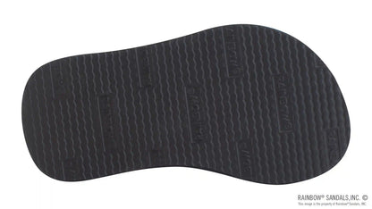 The Grombow - Soft  Rubber Top Sole  with 1/2" Narrow Strap and Pin line