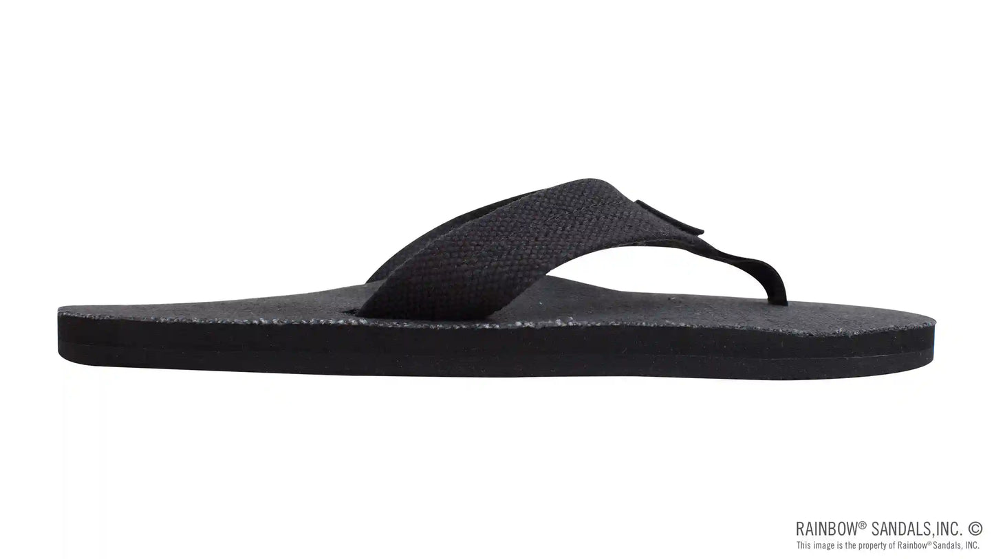 Single Layer Hemp  with Arch  Support and 1" Strap