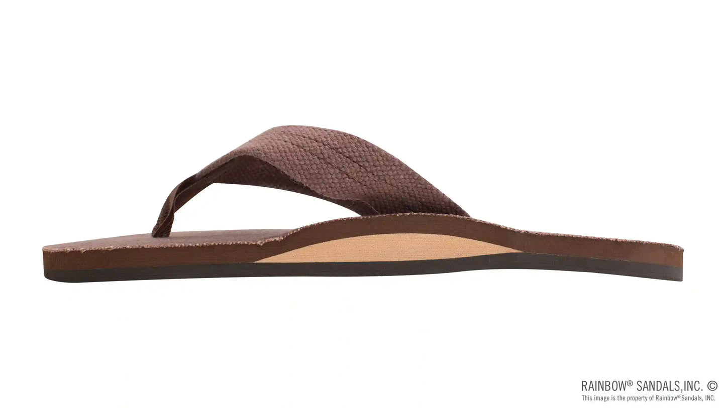 Single Layer Hemp Top and Strap with Arch Support