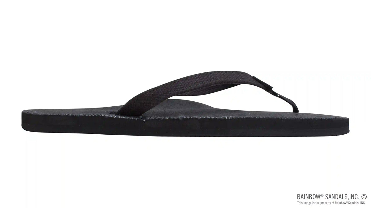 Single Layer Hemp with Arch Support and 1/2" Narrow Strap