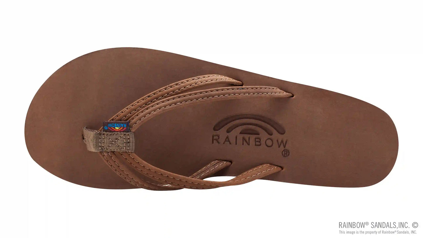 The Sandpiper - Luxury Leather  Single Layer Arch Support with 1/3" Double Narrow Strap