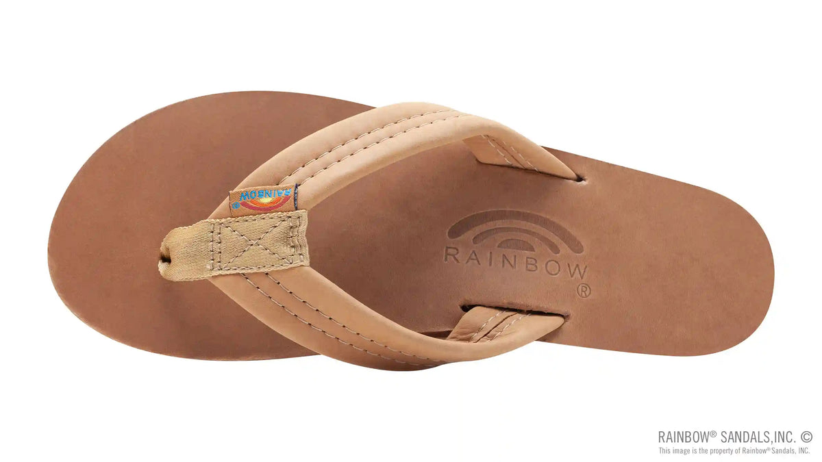Luxury Leather - Single Layer Arch  Support with a 1" Strap