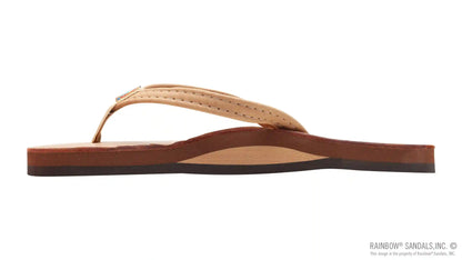 Luxury Leather  - Single Layer Arch Support with a 1/2"  Narrow Strap