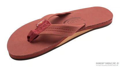 Single Layer Premier Leather with Arch Support 1" Strap