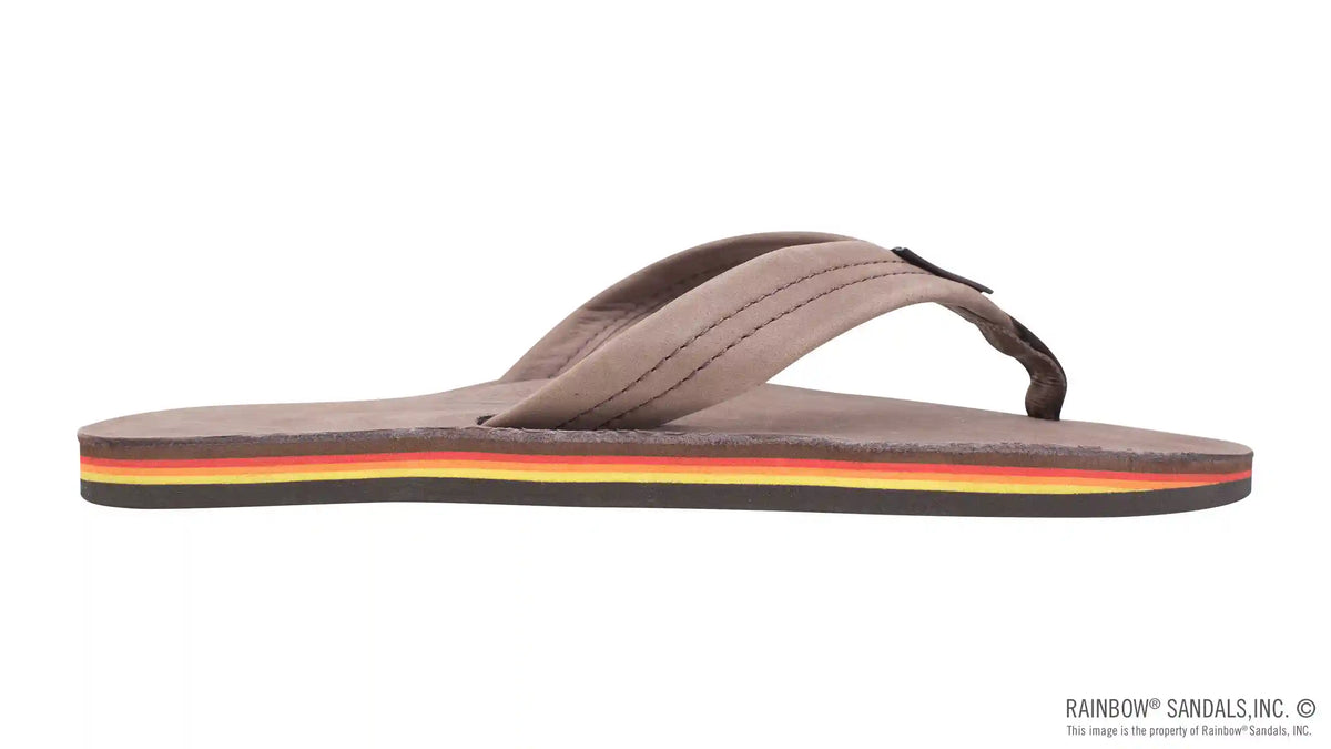 Single Layer Premier Leather with Arch Support 1" Strap