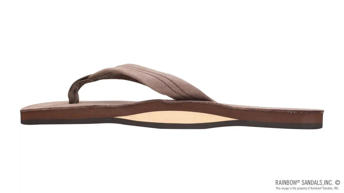 Single Layer Premier Leather with Arch Support 1" Strap