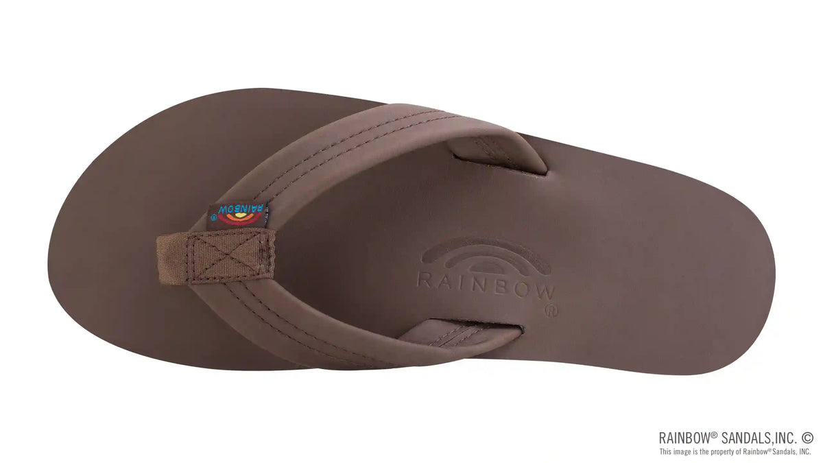 Single Layer Classic Leather with Arch Support 1" Strap