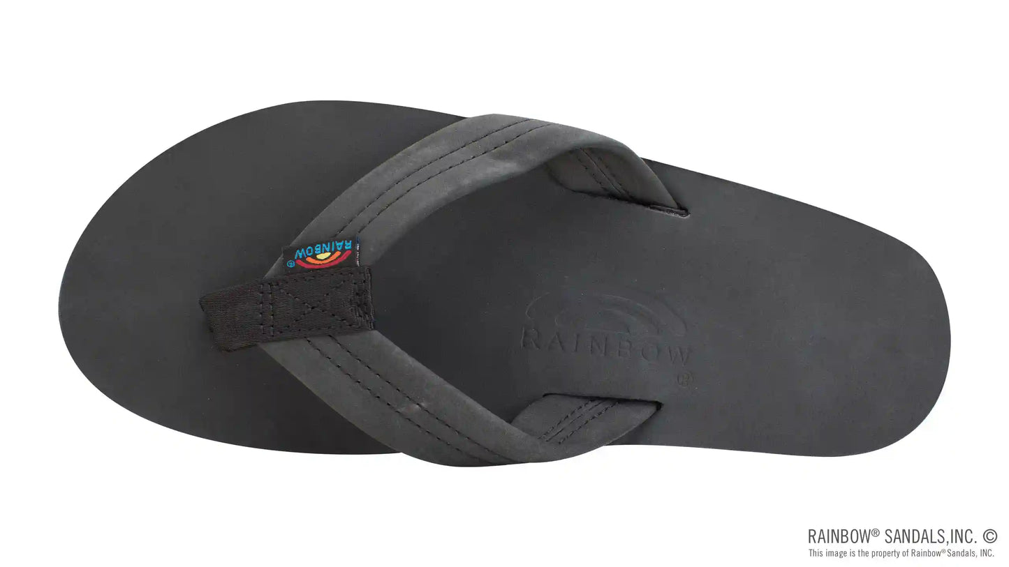 Single Layer Premier Leather with Arch Support 1" Strap
