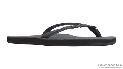 Flirty Braidy - Single Layer 1/2" Narrow Strap with Braid