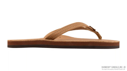 Single Layer Premier Leather with Arch Support and a 1/2" Narrow Strap