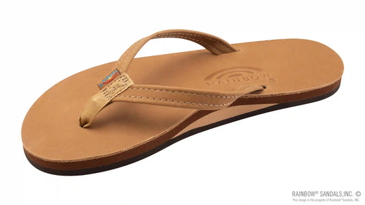 Single Layer Premier Leather with Arch Support and a 1/2" Narrow Strap