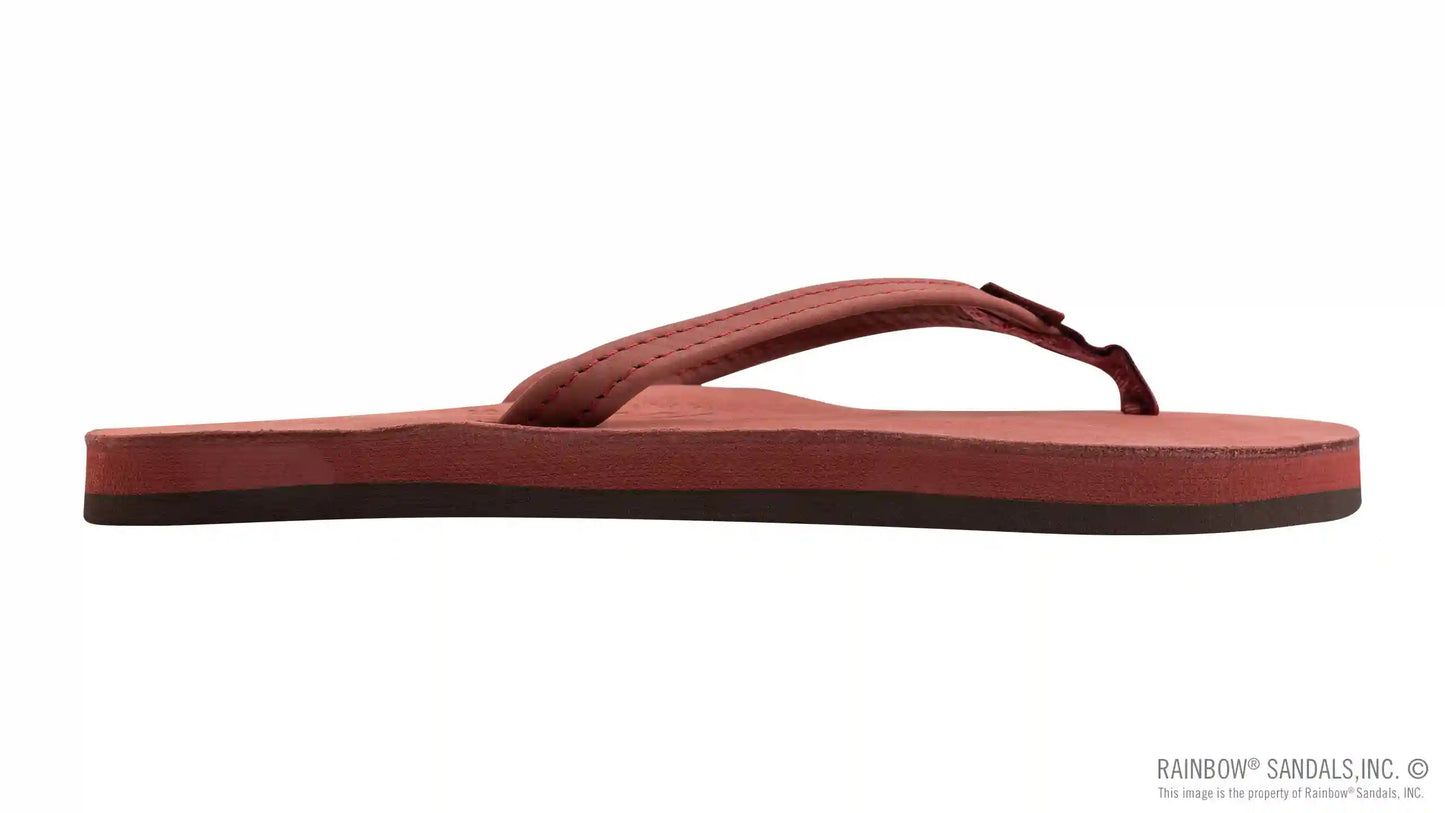 Single Layer Premier Leather with Arch Support and a 1/2" Narrow Strap