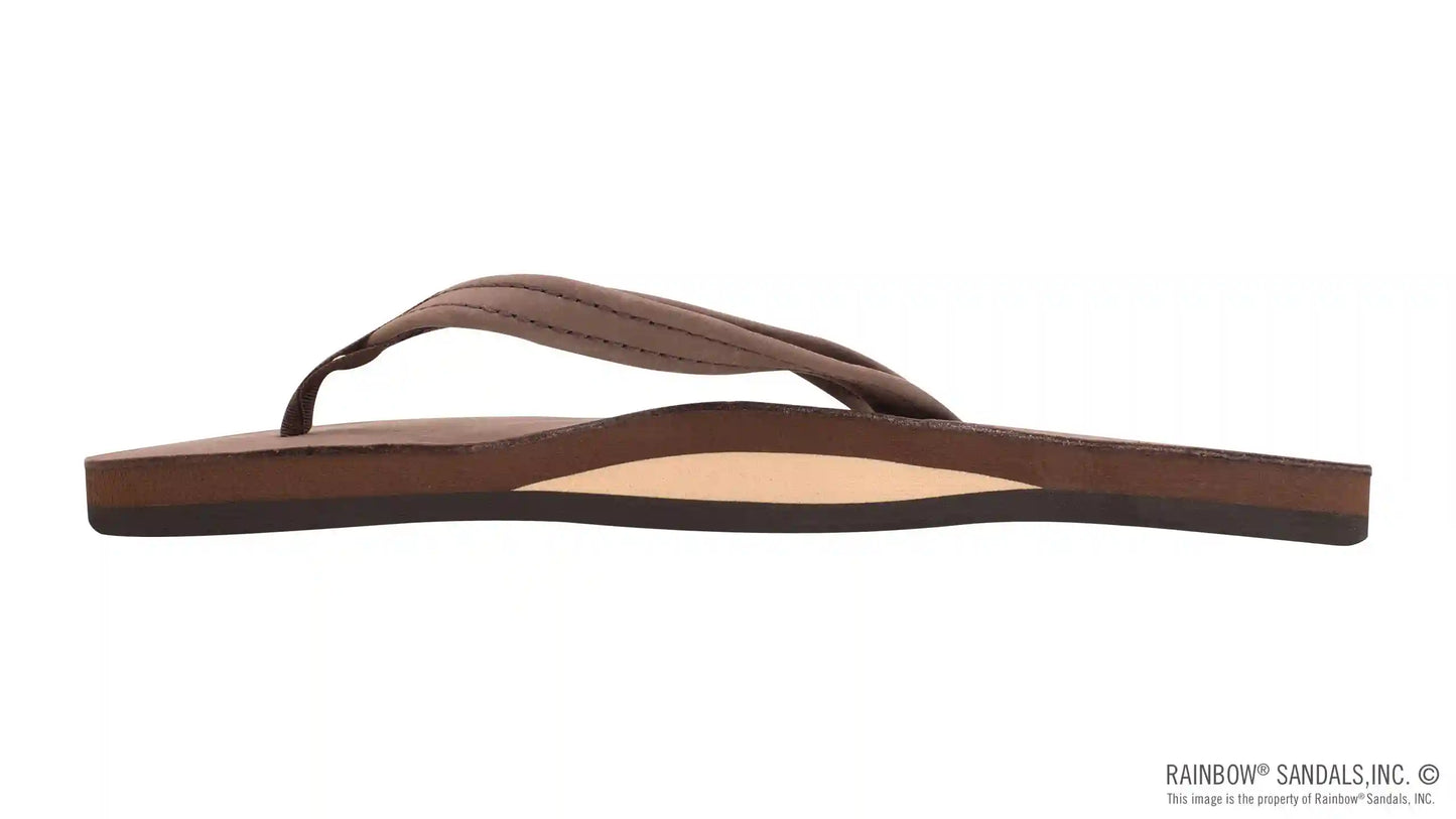 Single Layer Premier Leather with Arch Support and a 1/2" Narrow Strap
