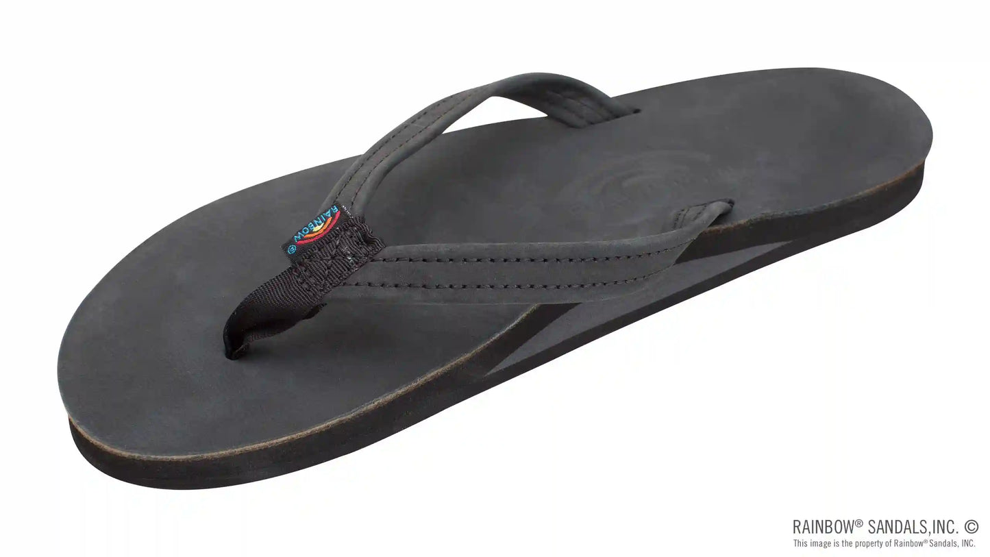 Single Layer Premier Leather with Arch Support and a 1/2" Narrow Strap