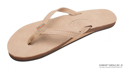 Single Layer Premier Leather with Arch Support and a 1/2" Narrow Strap