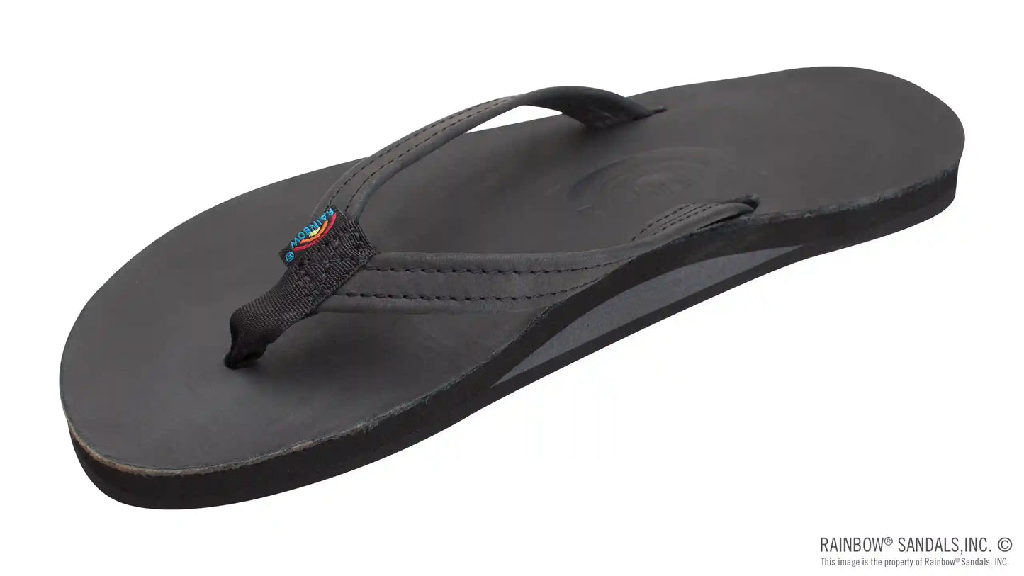 Single Layer Classic Leather with Arch Support and a 1/2" Narrow Strap