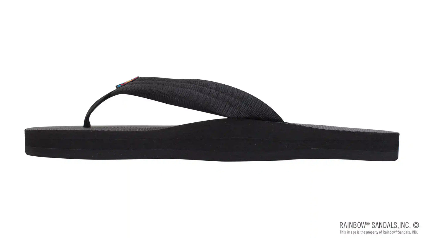 Classic Rubber - Single Layer Soft Top 1" Nylon Strap