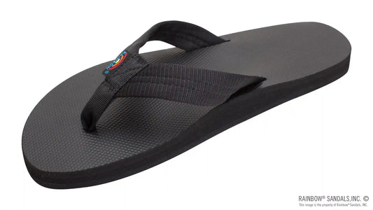 Classic Rubber - Single Layer Soft Top 1" Nylon Strap