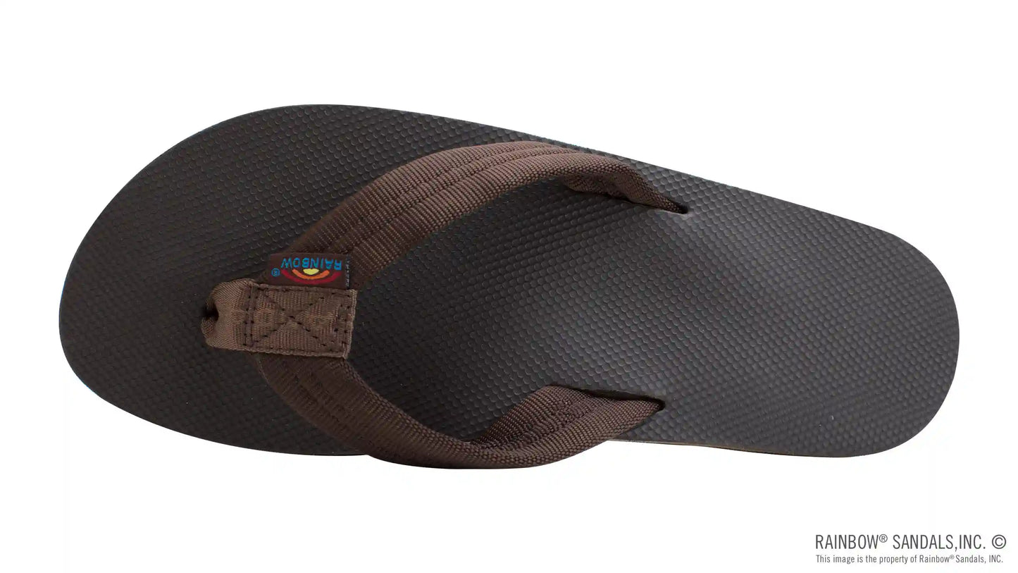 Classic Rubber - Single Layer Soft Top 1" Nylon Strap