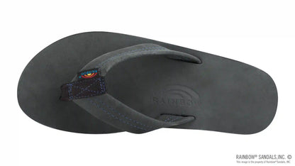 Premier Blues - Single Layer Premier Leather with Blue Midsole 1" Strap