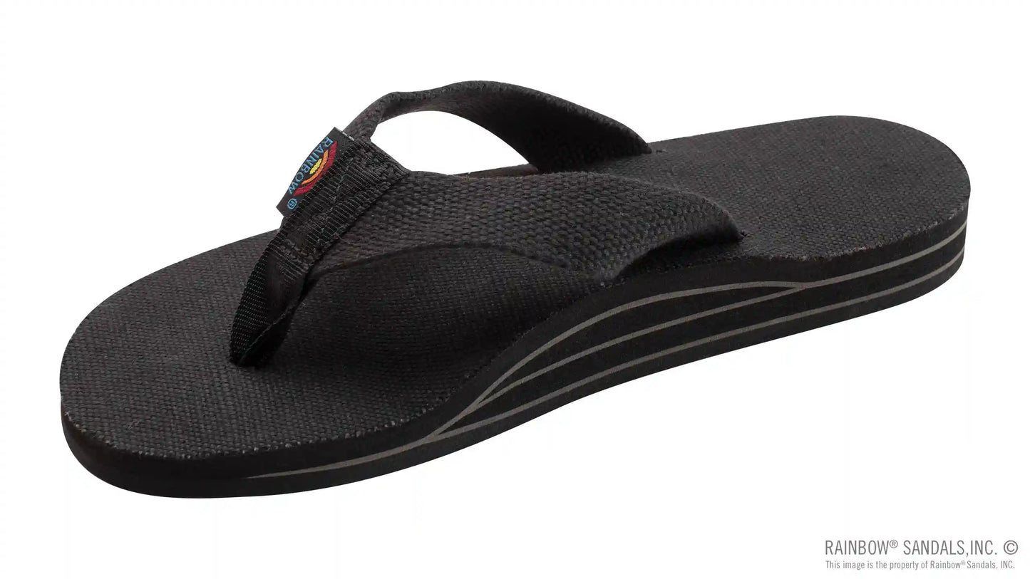 Double Layer Hemp with Arch Support and 1" Strap