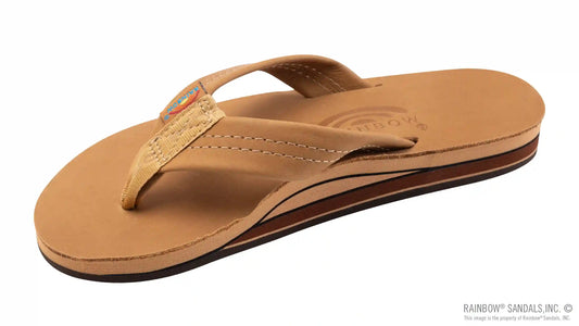 Double Layer  Arch Support Premier Leather with a 1" Strap